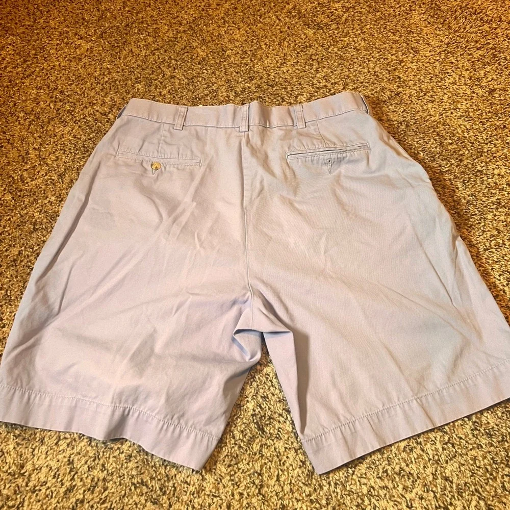 Polo Ralph Lauren Cotton Chino Shorts‎ Casual Blue Mens Size 34